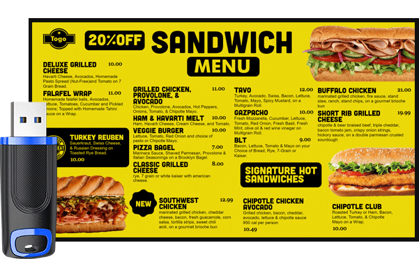 Dsmenu Custom Digital Menu Boards for Restaurant, Cafe, QSR & Fast Food