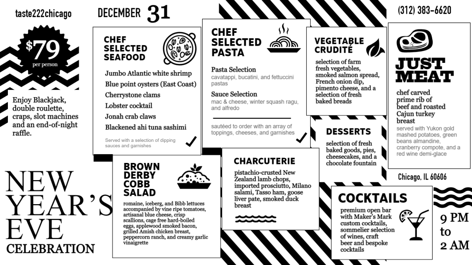 New Year Menu Inspiration Design