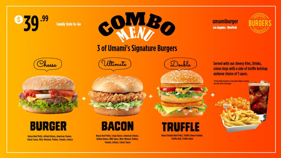 Combo Menu Design