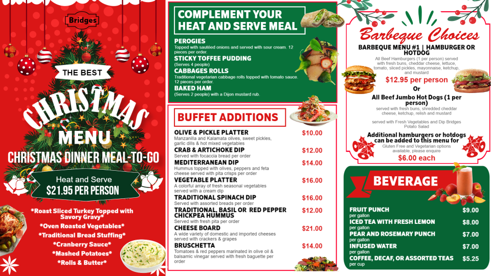 Christmas Menu