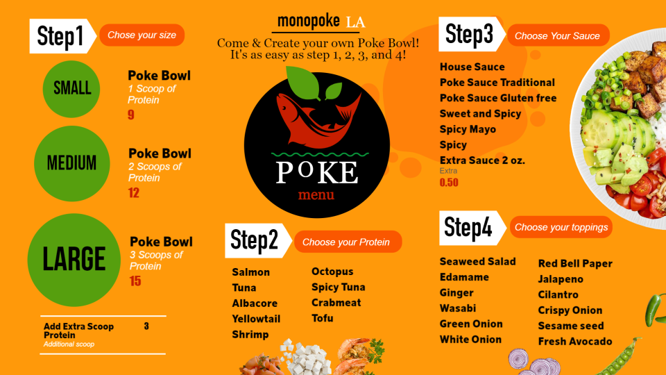 Poke Menu Template Poke Menu Template