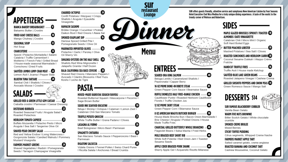 Dinner Menu Design Template-01 Dinner Menu Design Template-01