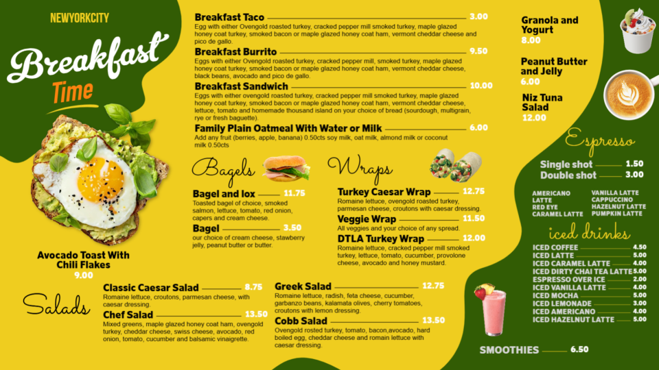 Best Breakfast Menu Design | DsMenu Best Breakfast Menu Design | DsMenu