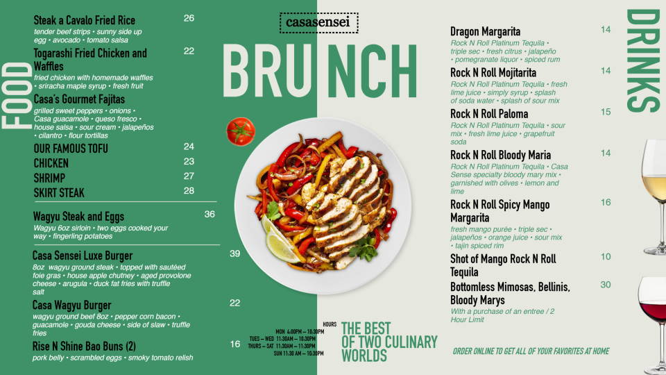 Creative Best Brunch Food Menu design Creative Best Brunch Food Menu design