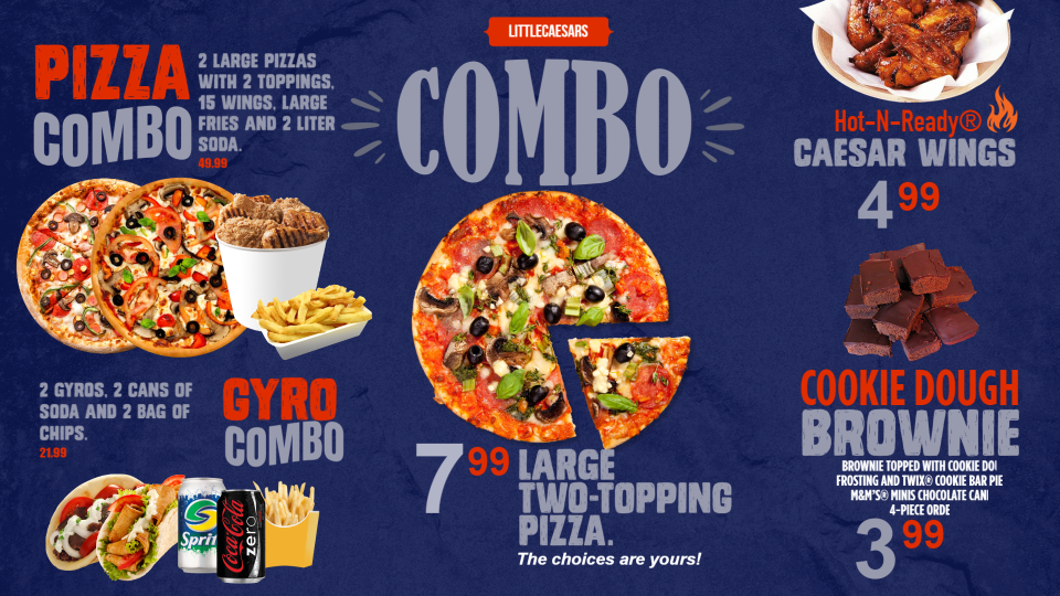 Best Combo Menu Design idea