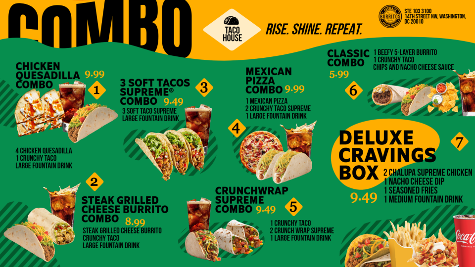 Combo Menu Design 01 Combo Menu Design 01