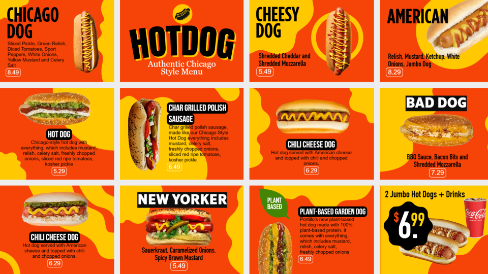 Hotdog Menu Design-01 Hotdog Menu Design-01