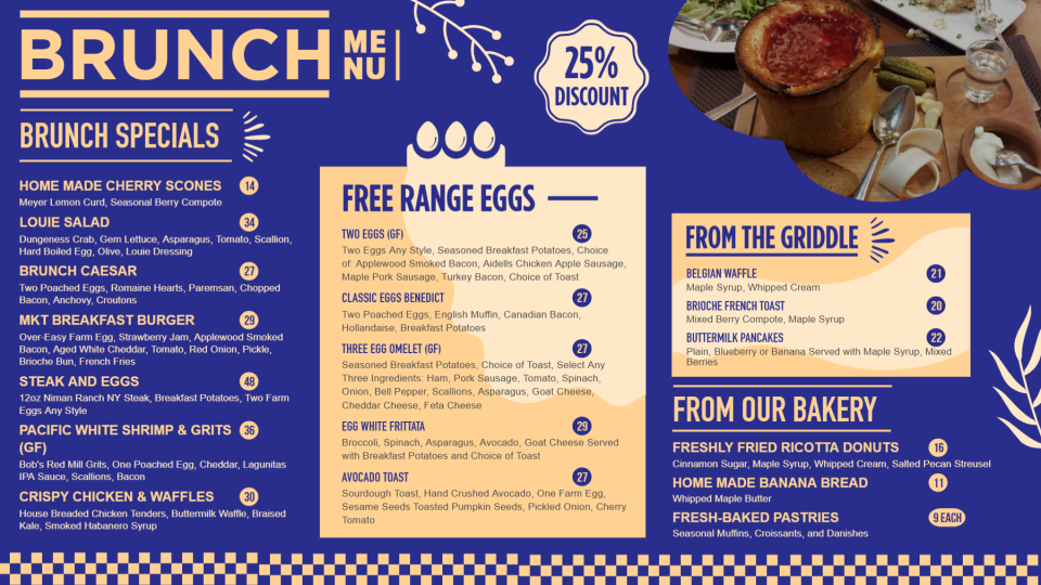 Customizable Brunch Menu Template