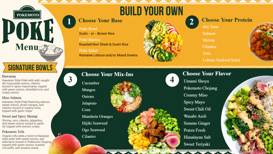 Simple Poke Menu Template