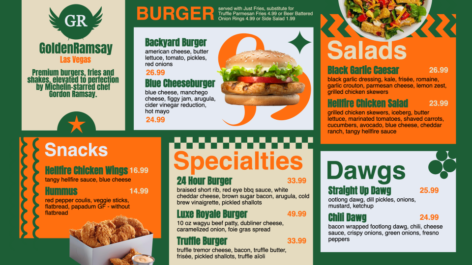 Restaurant Food Menu Template