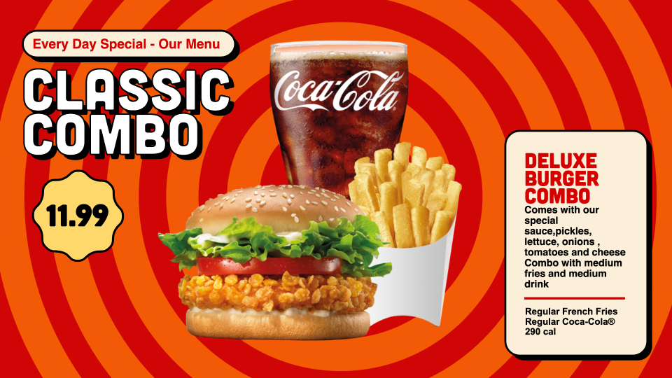 Classic Burger Combo