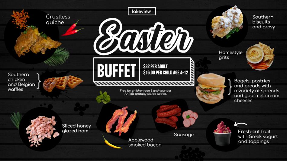 Easter Day Menu Template