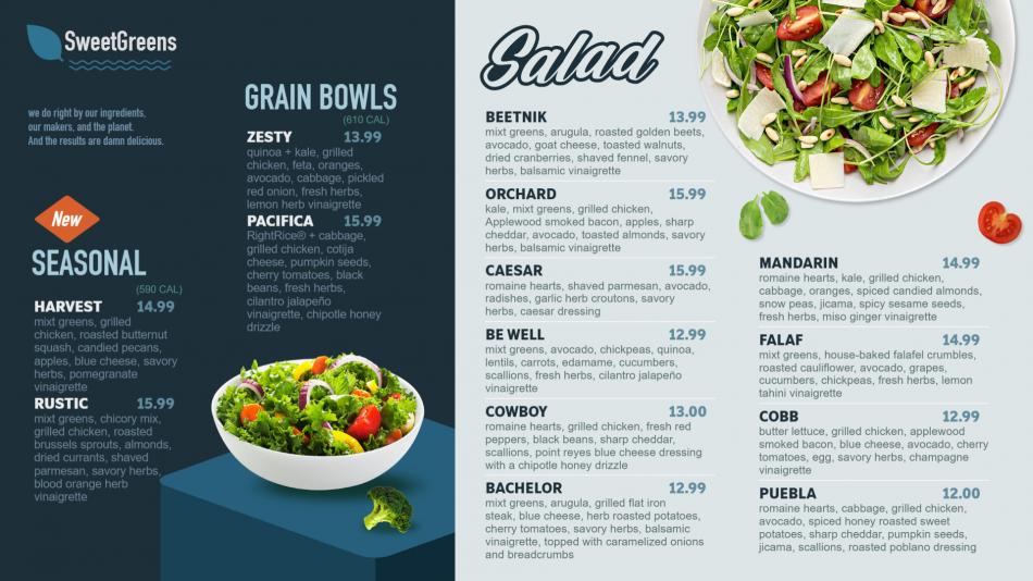 Elevate Your Salad Menu with Free Salad Menu Template Designs by DsMenu