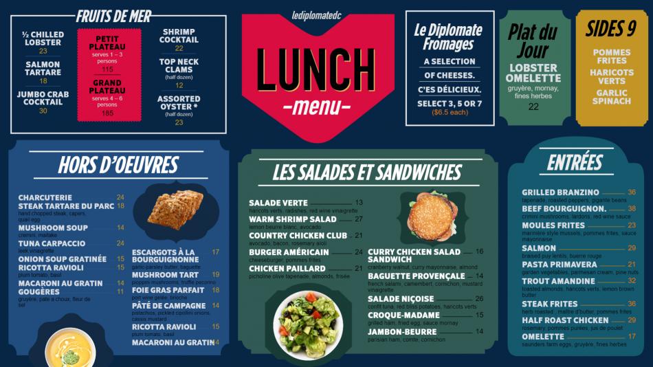 Brilliant Lunch Menu Design for Restaurants | DsMenu