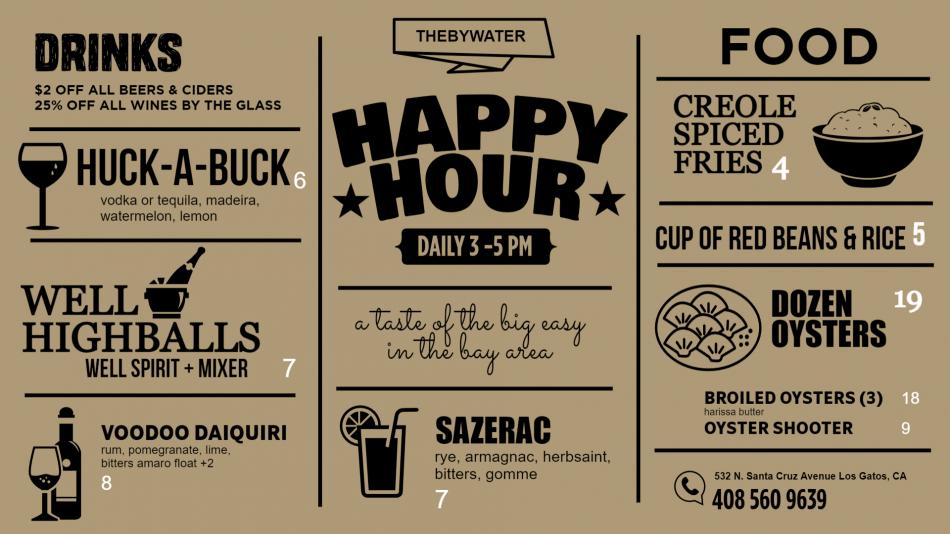 Get a FREE Happy Hour Special Menu Design | DsMenu Promotion