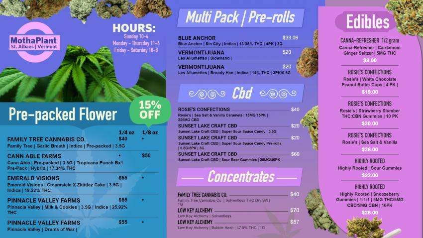 Cannabis Customization: DSMenu's Tailored Marijuana Menu Template