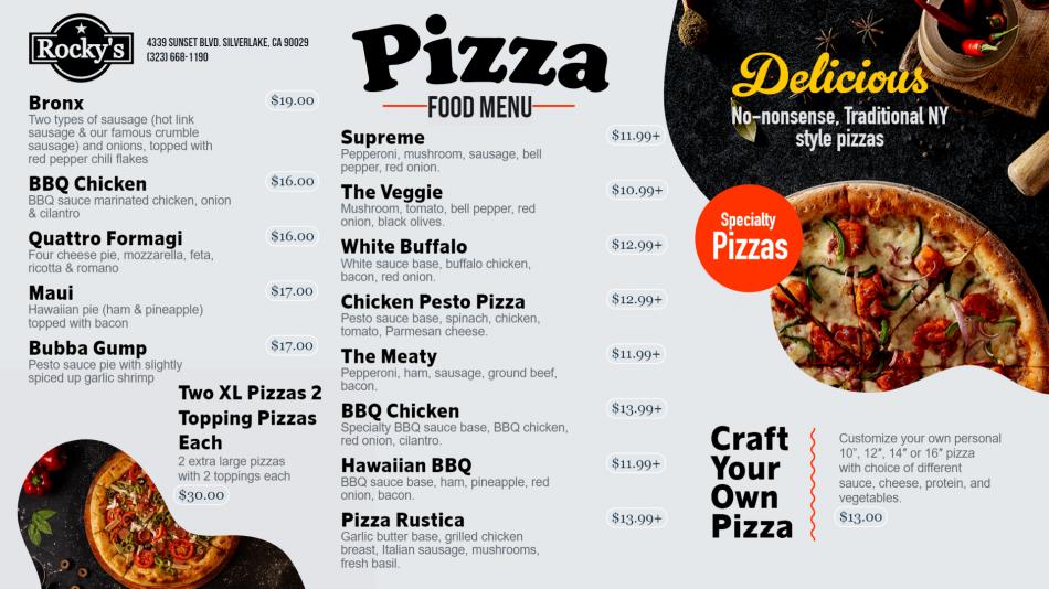 Delight in Every Slice: DSMenu's Best Pizza Menu Templates