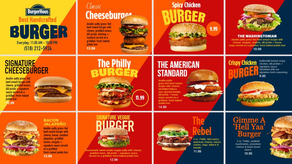 Elevate Your Restaurant's Burger Menu: DSMenu's Exclusive Burger Menu Templates